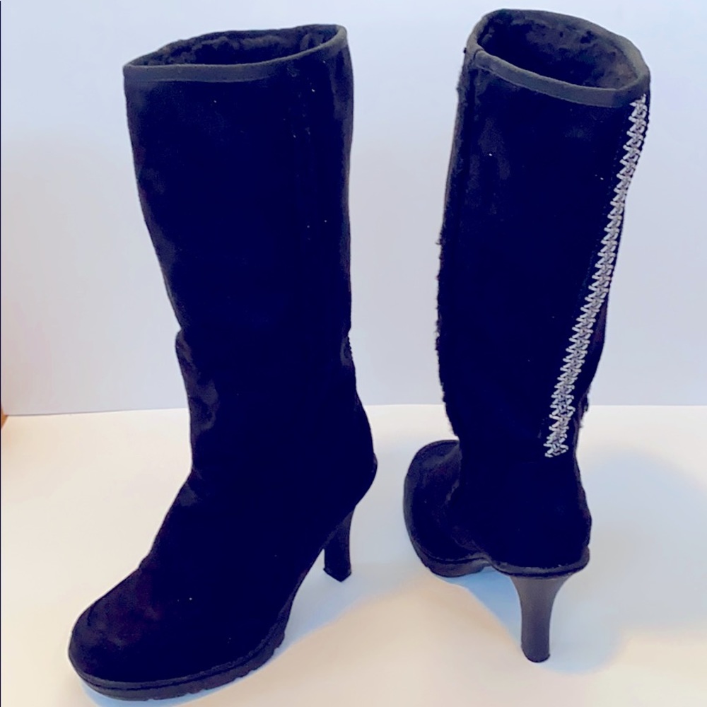 Black Suede Boots